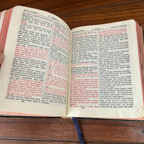 Mini Red Letter New Testament Translated Out of the Original Greek Early 1900's - Picture 10 of 13